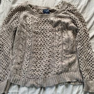 AE brown knit sweater